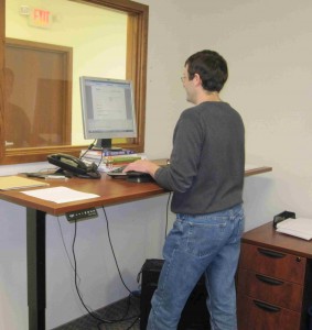 Stand up desk photo