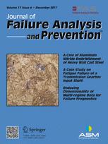 Journal of Failure Analysis and Prevention