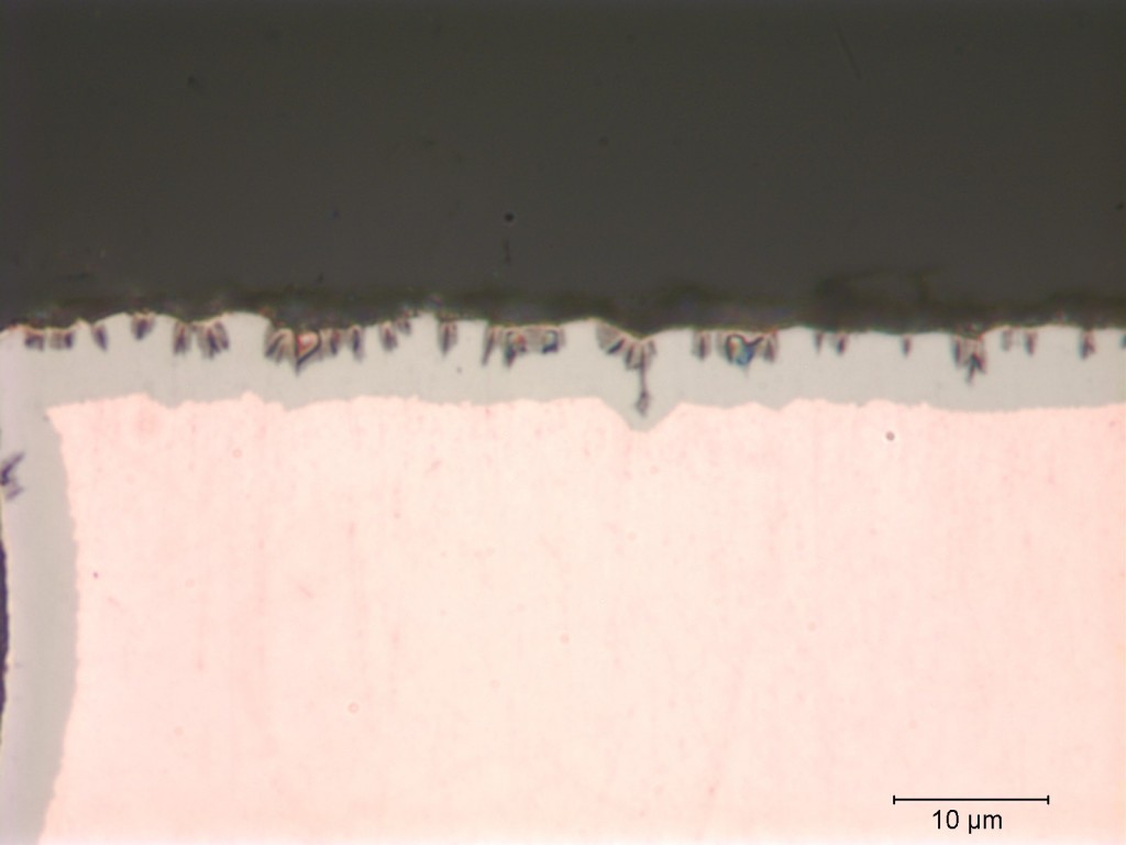 Printed circuit board - black pad defect